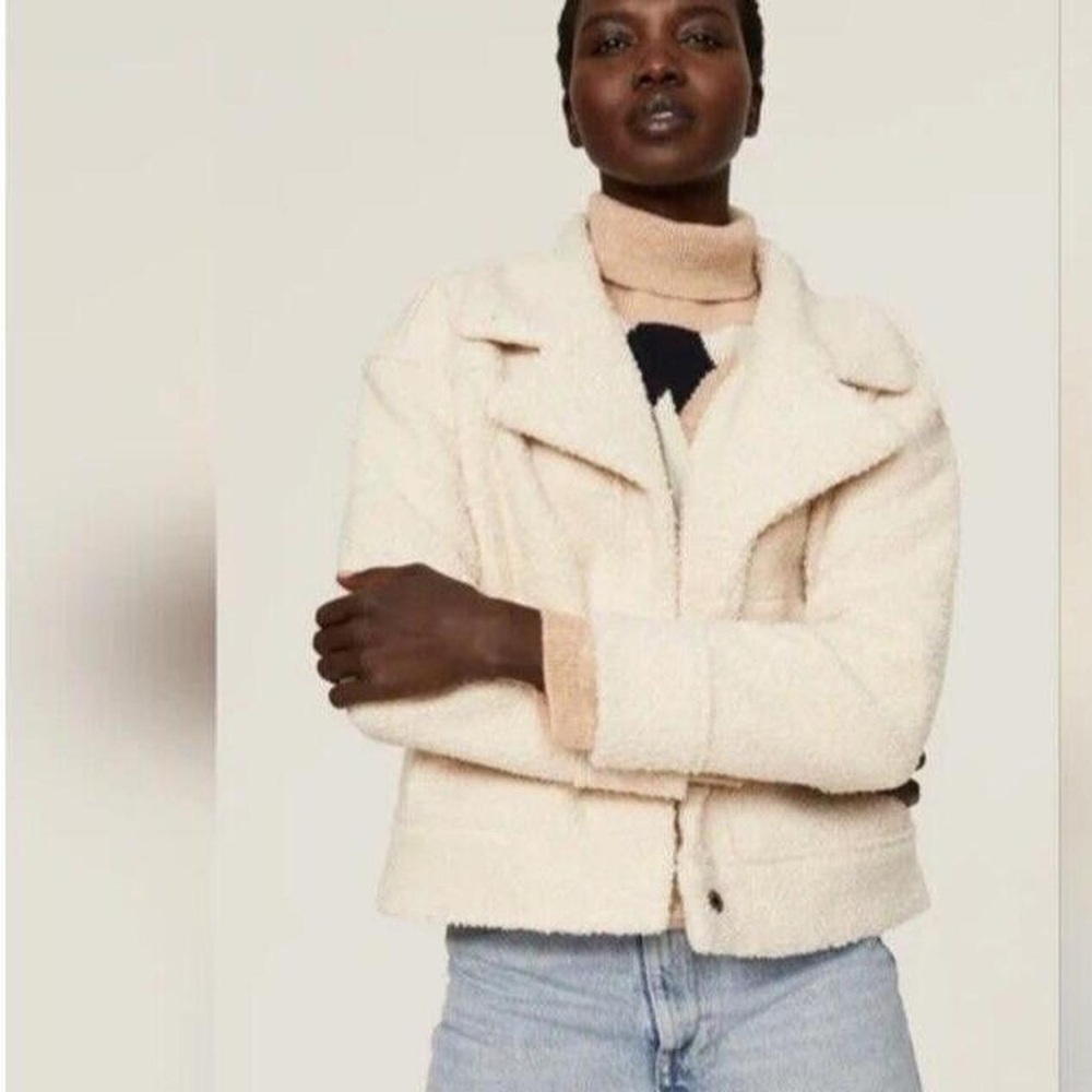 NWOT Marine Layer Womens Quebec Antique White Jacket Sz XS